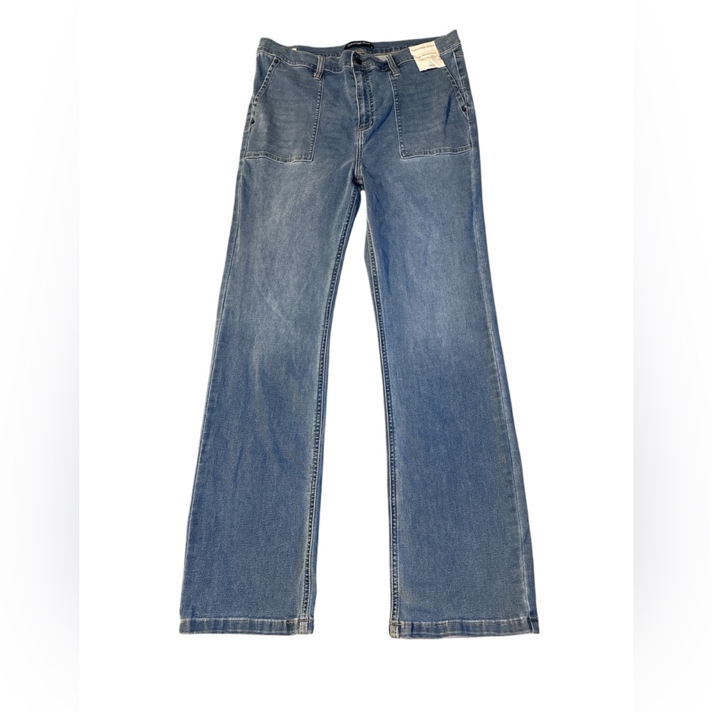 Calvin Klein Jeans Vintage-Style Wide Leg Blue Denim